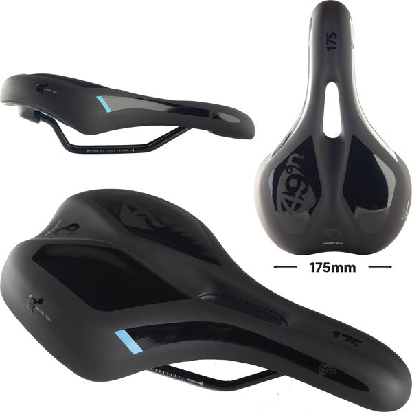 49N SELLE EN MOUSSE MÉMOIRE FORMFIT ERGO UNISEXE - 175 MM, selle