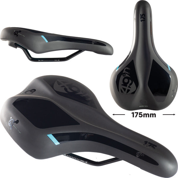 49N SELLE EN MOUSSE MÉMOIRE FORMFIT UNISEXE - 175 MM, selle