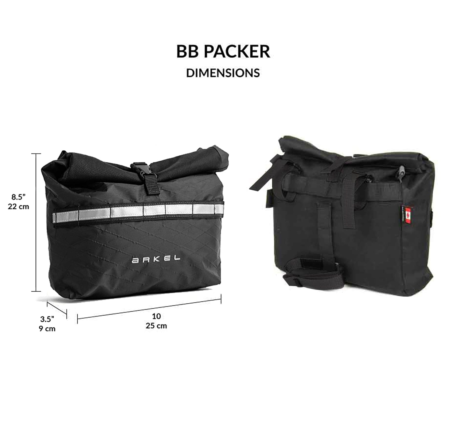 Arkel BB Packer - Sacoche de guidon, contenu