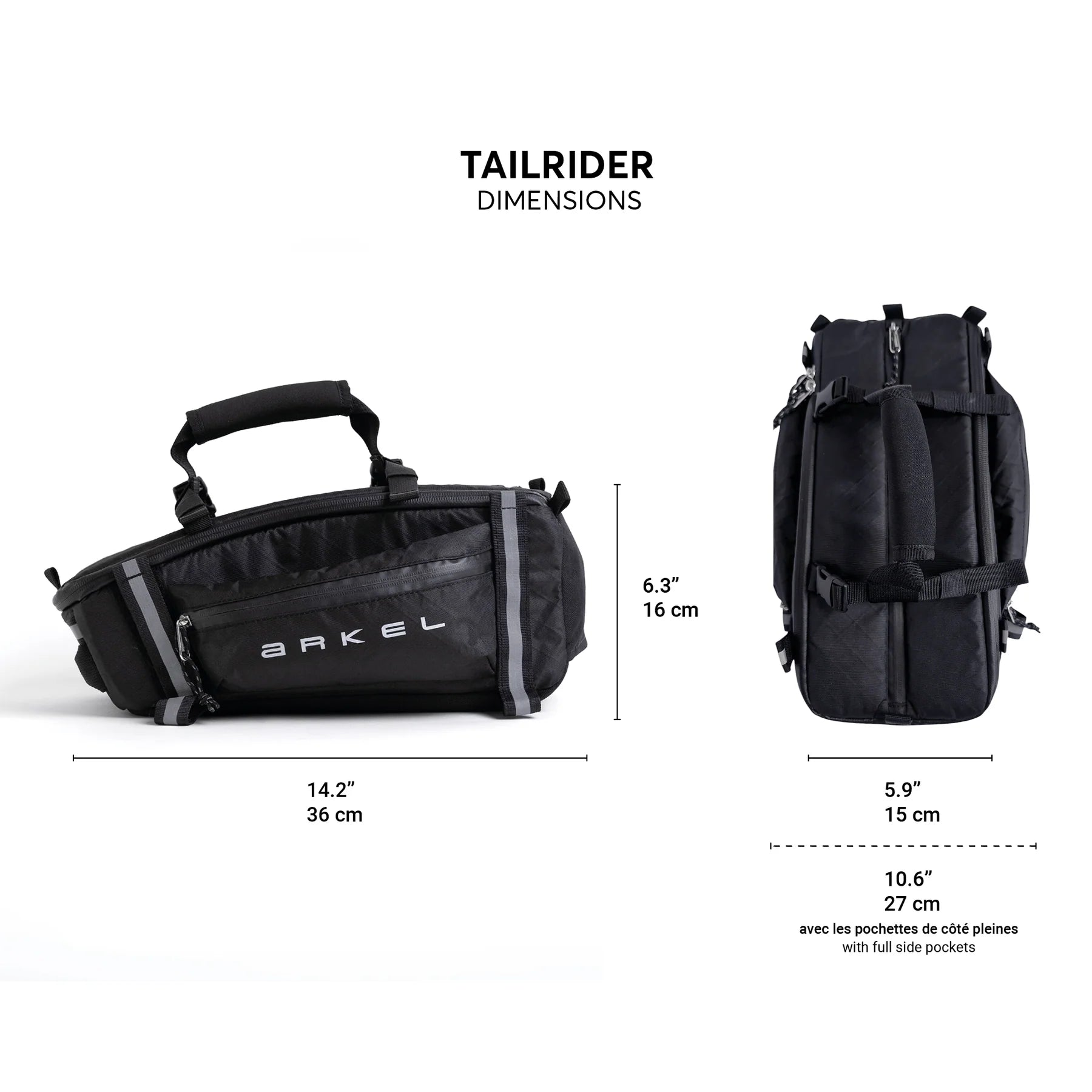 Arkel Tailrider 2 - Sac de coffre, variante de couleur