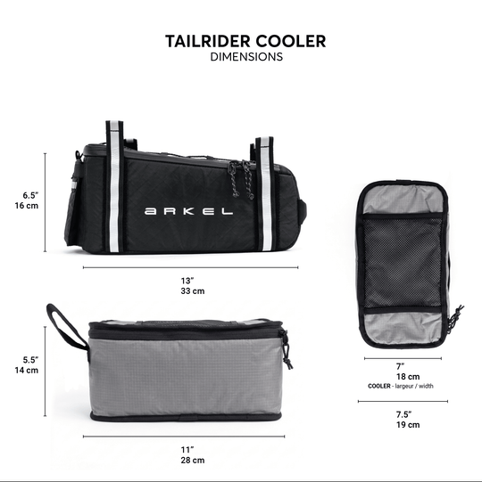 Arkel Tailrider Cooler- sac isotherme, produit
