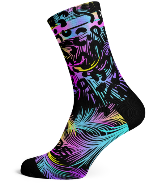Bas SOX mi-mollet, coloris Pastel Noir