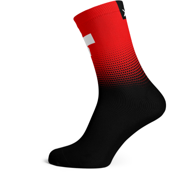 Bas SOX mi-mollet, coloris Suisse