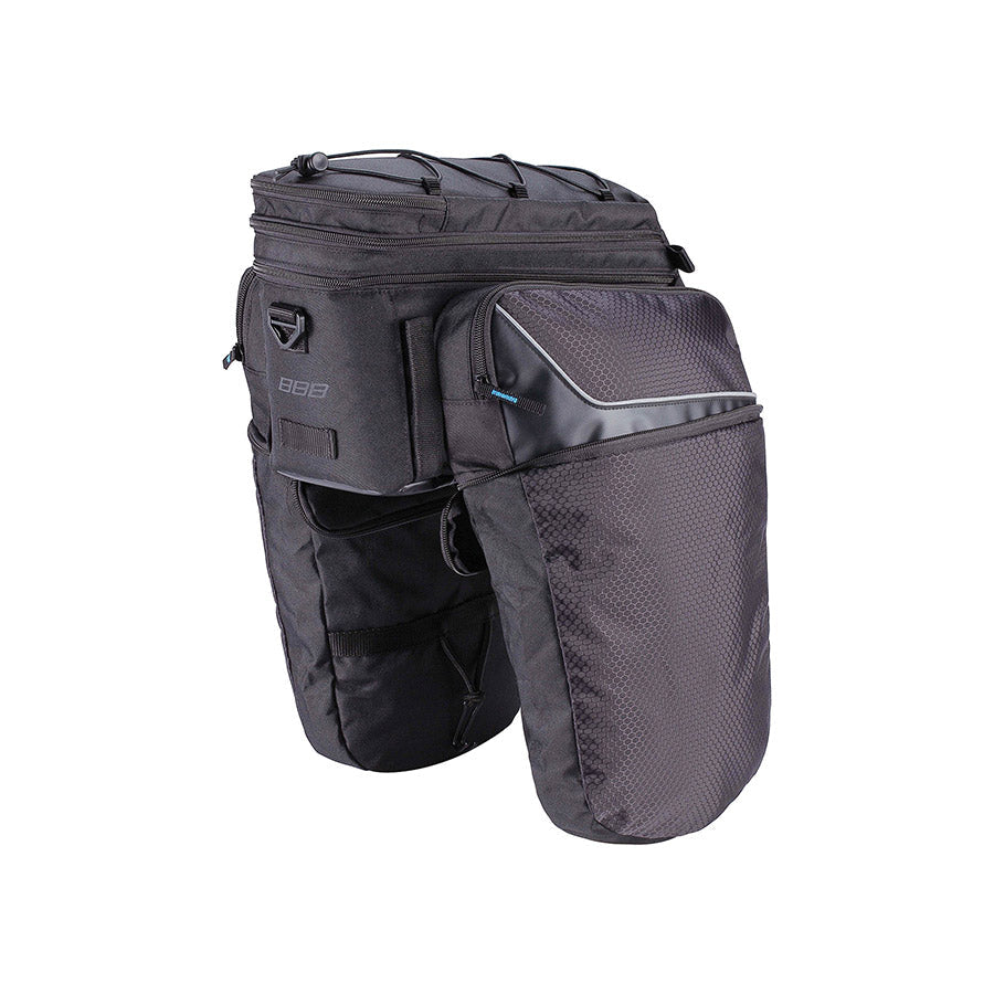 BBB Cycling TrunkPack Sac de porte-bagages, 11.5L, Noir, vue de profil