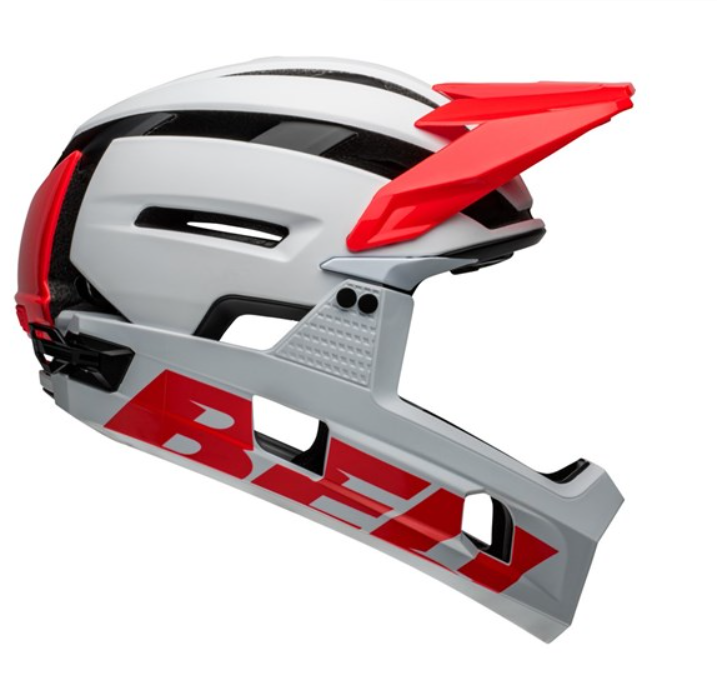 Bell Super AirR, coloris blanc/rouge