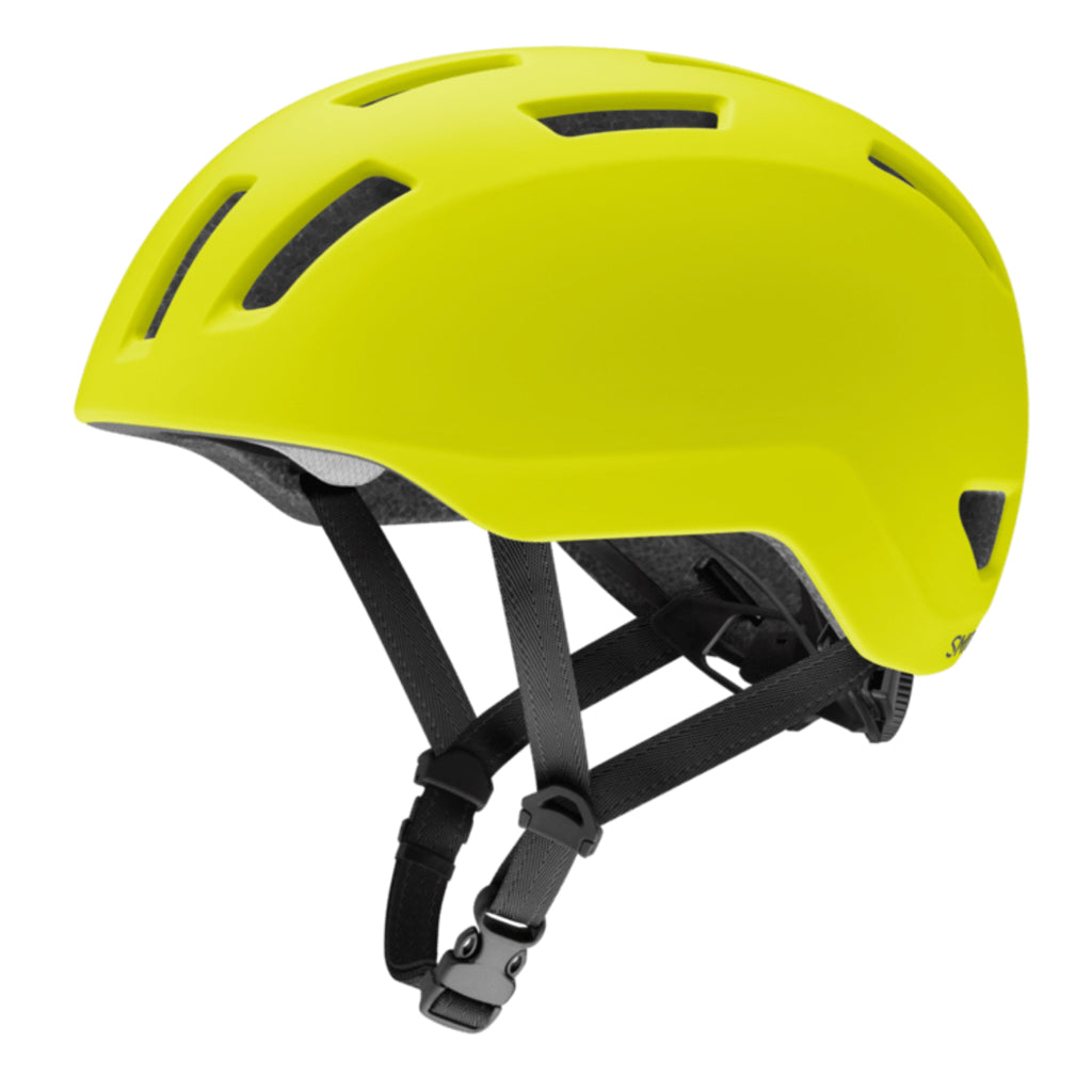 Casque MIPS Smith Transit, coloris Jaune Fluo