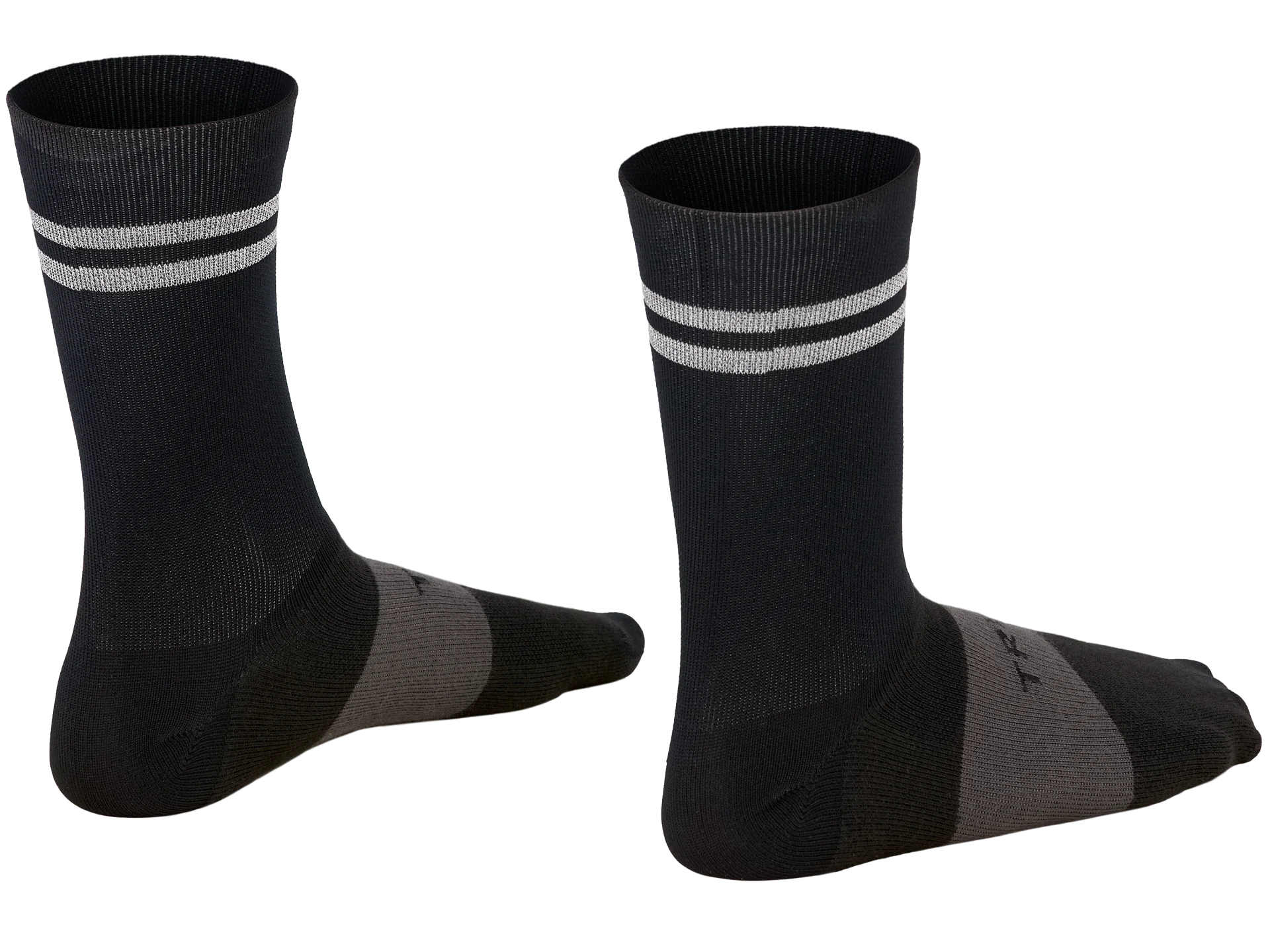Chaussettes de cyclisme Trek Race Reflective Crew, coloris Noir