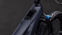 Vélo électrique Cube Stereo Hybrid ONE44 HPC SLX 800 gris et orange, écran de contrôle
