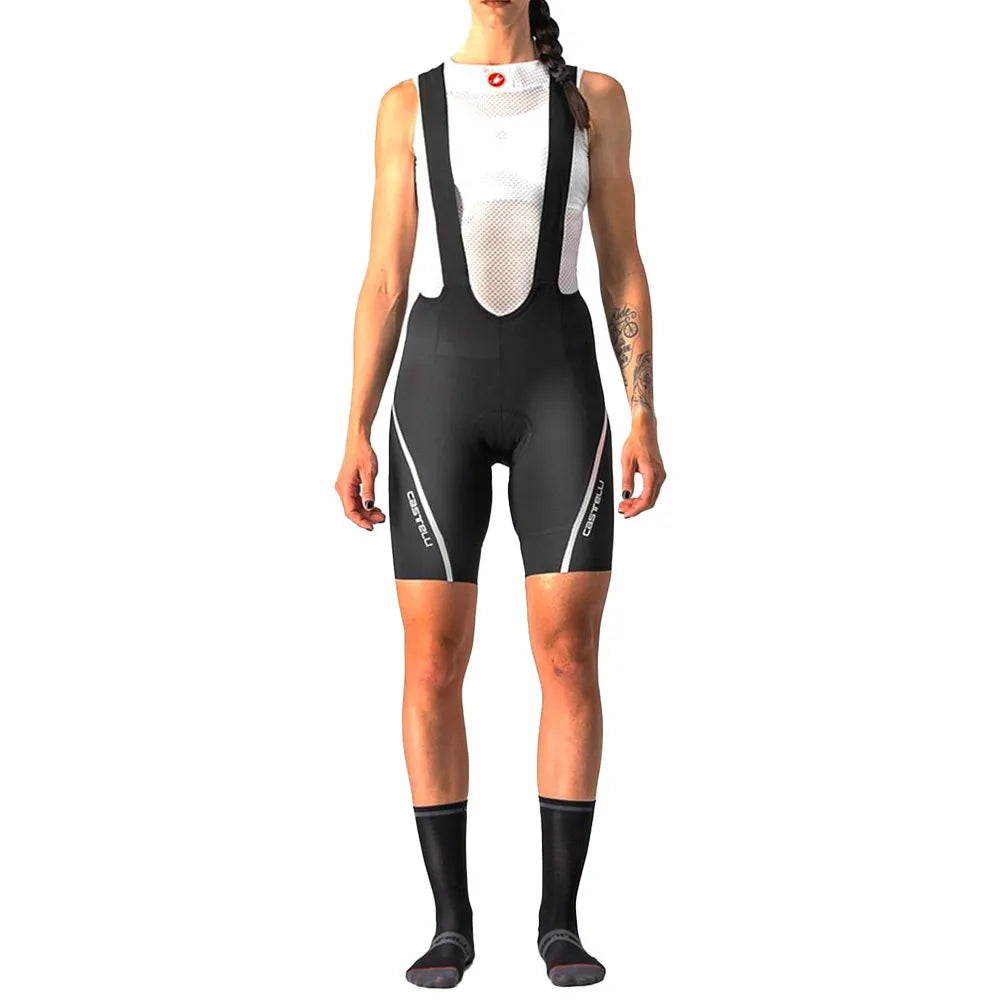 Cuissard bib Castelli Velocissima 3 pour femme, coloris Noir