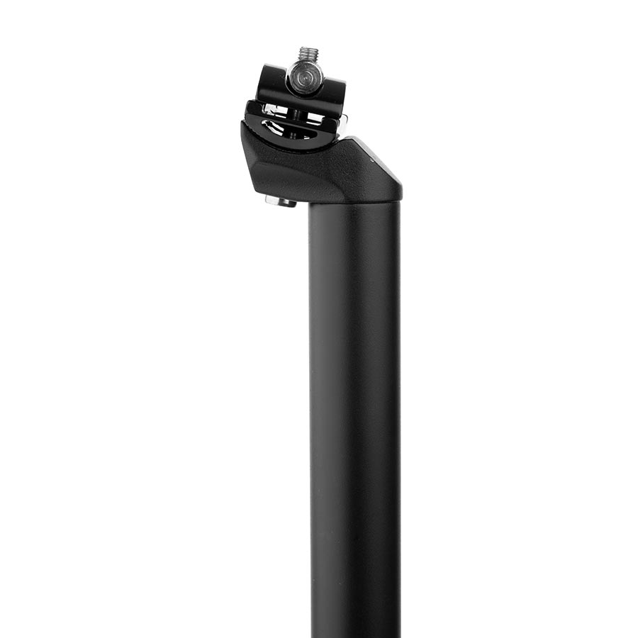 EVO, Crest, Tige de selle, 26.6mm, 400mm, Recul: 16mm, Noir, tige de selle