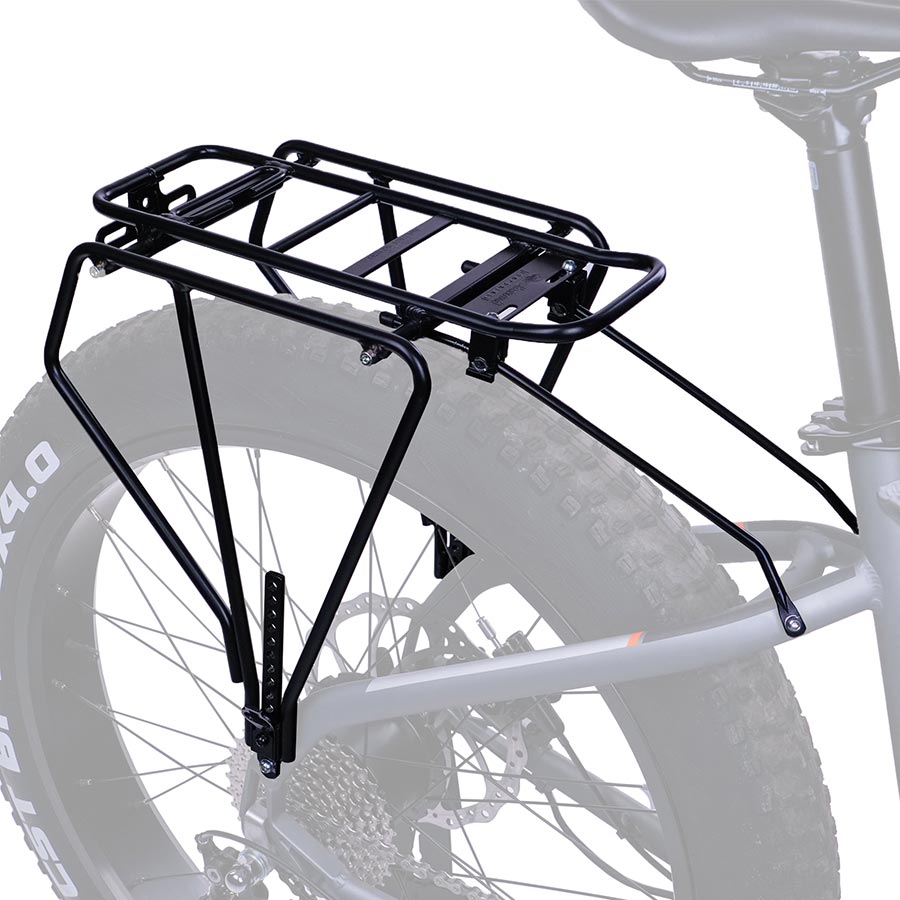 EVO Fat Bike Porte-bagages, Noir, chaîne