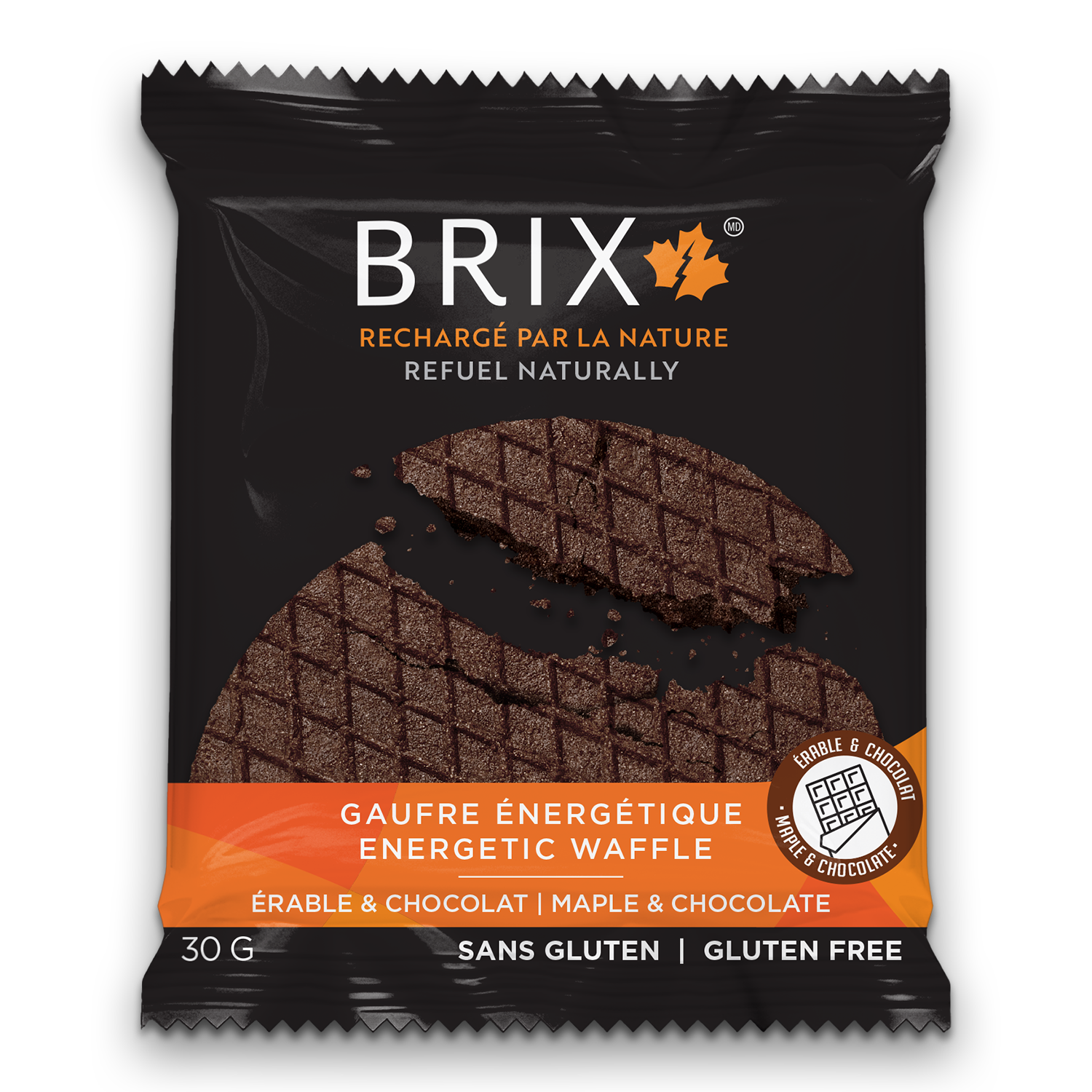 Gaufre Énergétique à l'érable, produit