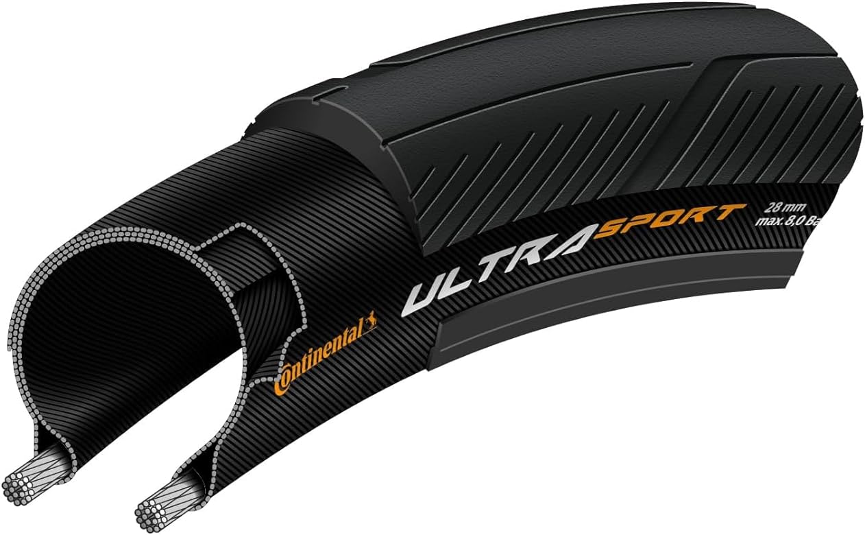 Ultra Sport Tires Wire Bead Ultra Sport III Black PureGrip, détail produit
