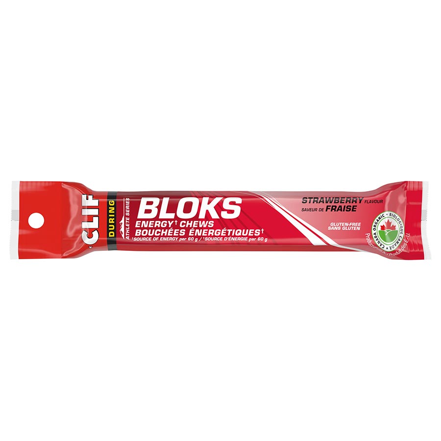 Jujubes Bloks CLIF, coloris Fraise