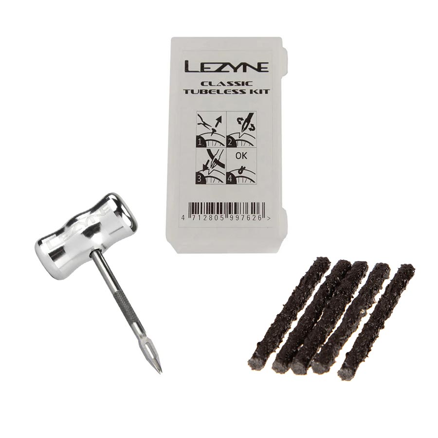 Lezyne Kit de Réparation Tubeless/Classic Tubeless, contenu