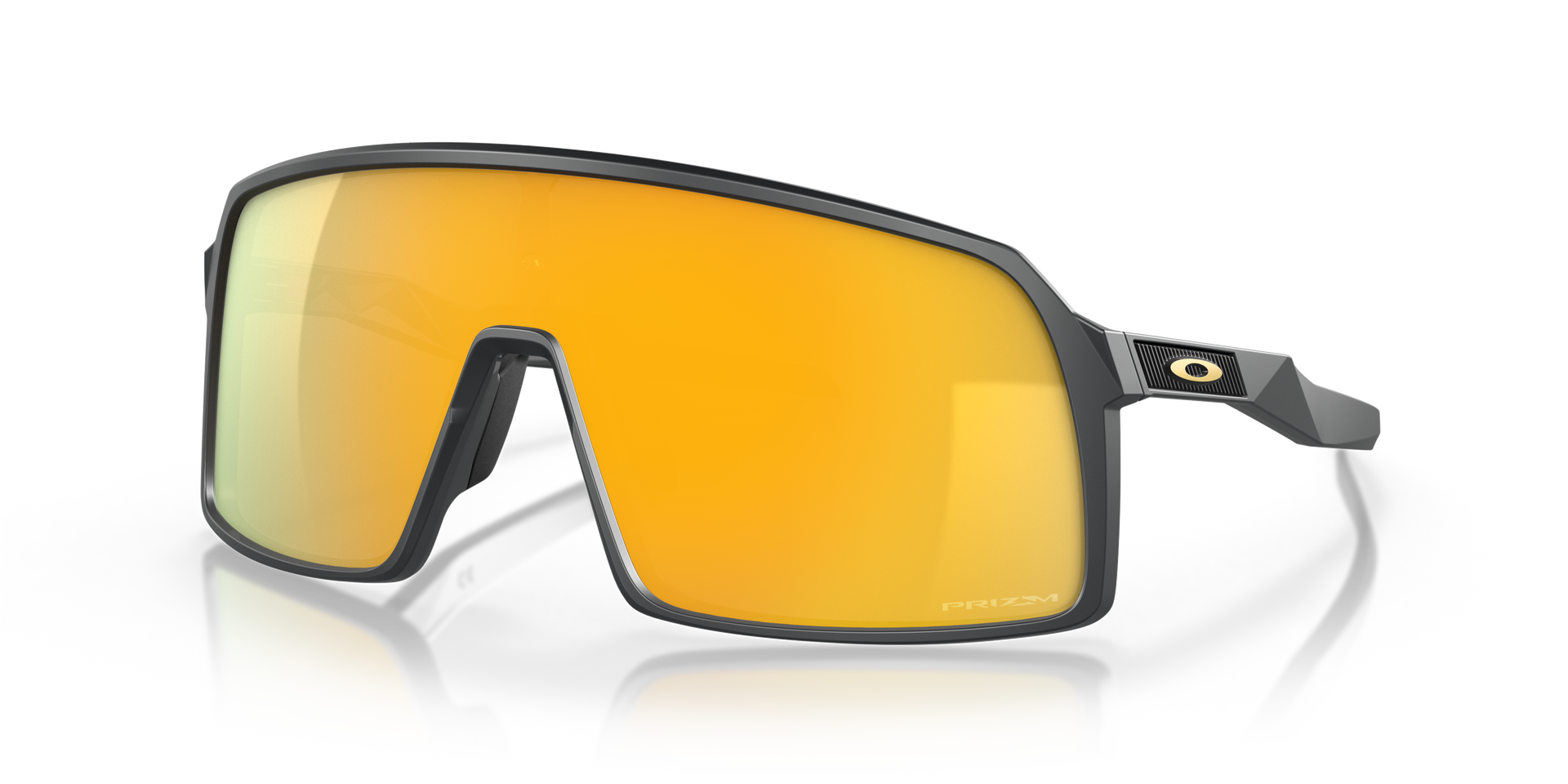 Lunette Oakley Sutro prizm, coloris Carbonne mat/prizm 24k