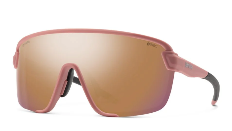 Lunettes Smith Bobcat, coloris ChromaPop Rose Gold Mirror