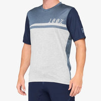 Maillot de vélo de montagne airmatic 100%, coloris Bleu et gris