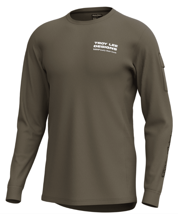 Maillot long Ruckus ride tee, coloris Factory caper