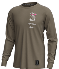 Maillot long Skyline ride tee, coloris WorldWide Caper