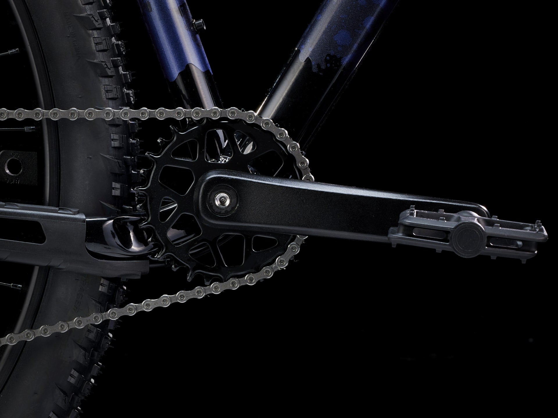 Trek Marlin 5 Gen 3, pédalier