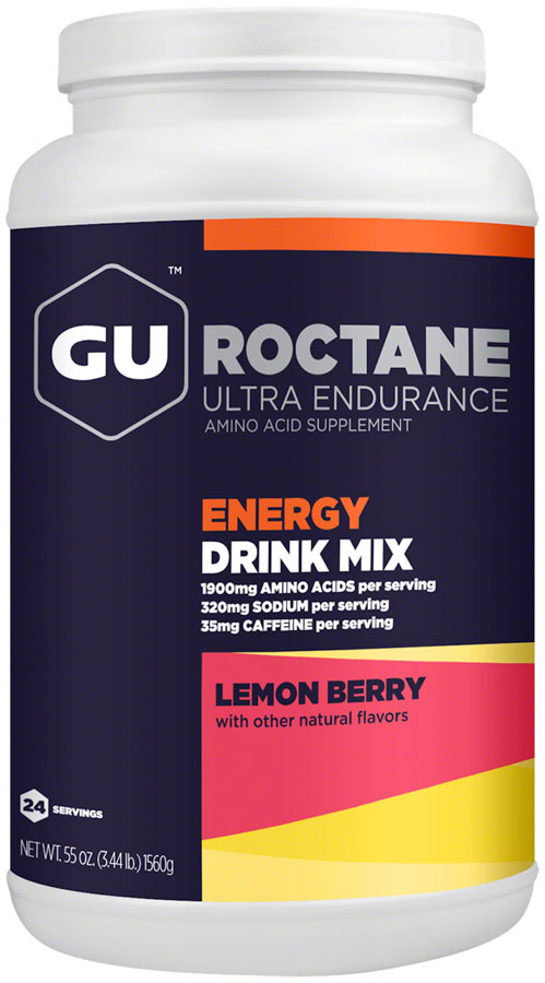 Mélange pour boisson énergisante GU Roctane 24 portions, variante de couleur