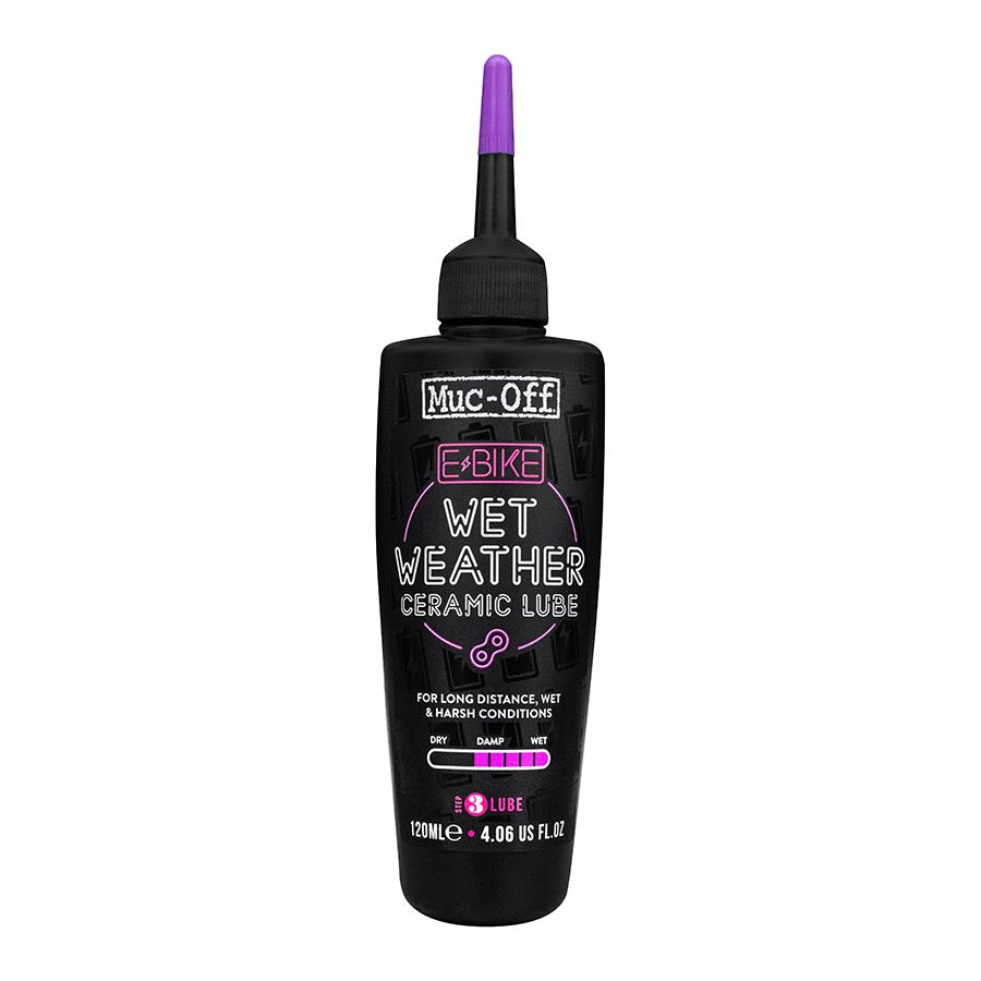 Muc-Off E-Bike Wet Lube 120ml, vue de profil