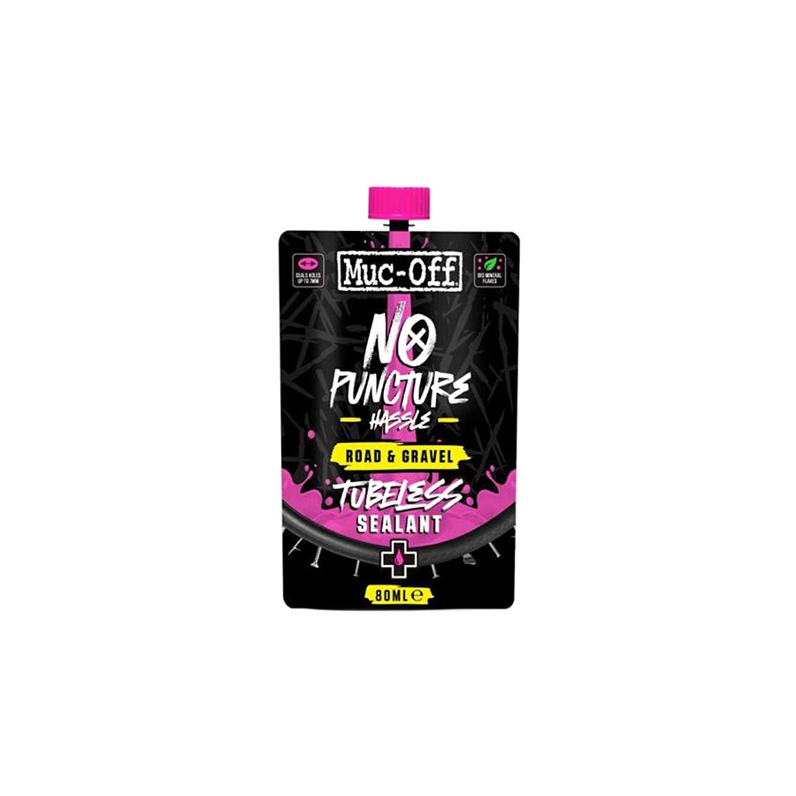 Muc-Off Scellant Route et Gravel pneu sans chambre à air, 80ml, pédalier