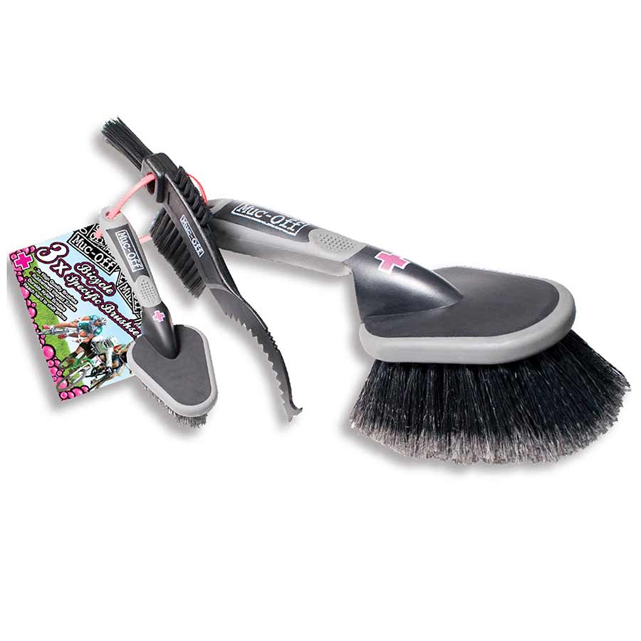 Muc-Off Trousse de 3 brosses, accessoire