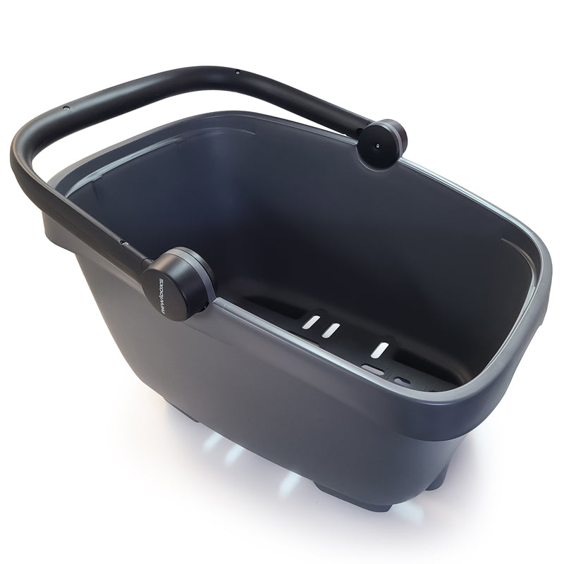 Panier vélo Newlooxs MIK en plastique recyclé pour porte-bagage arrière, produit