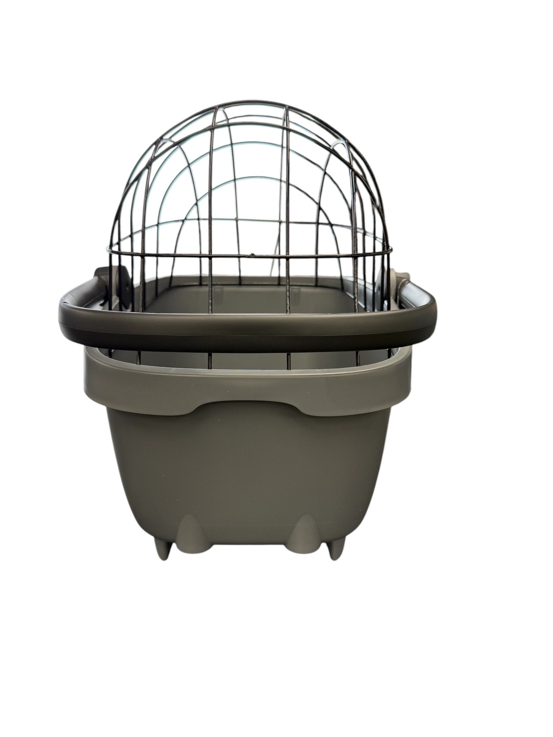 Panier vélo pour chien Newlooxs Clipper MIK en plastique recyclé pour porte-bagage arrière, vue de face