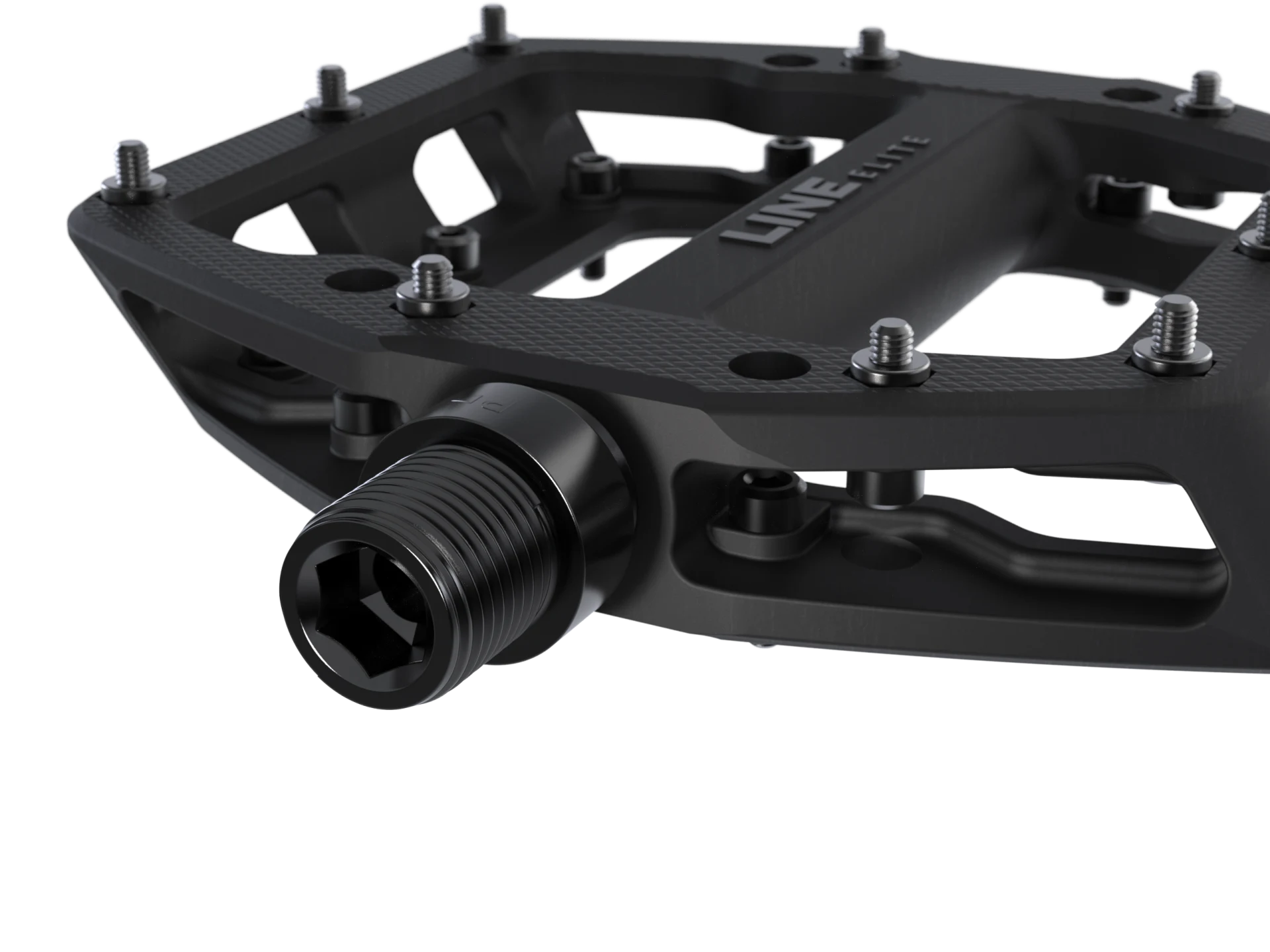 Pédales plates Trek Line Elite, coloris Noir
