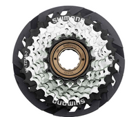PIGNON À ROUE LIBRE MULTIPLE, MF-TZ510 14-28T, 7 VITESSES, 14-16-18-20-22-24-28T, AVEC PROTECTEUR DE RAYONS, cassette