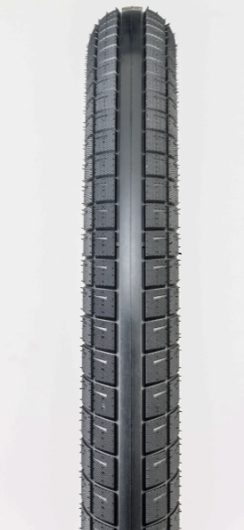 Pneu Bontrager E6 Hard-Case Lite Vélo électrique, vue de face