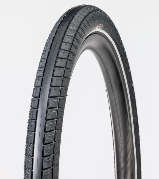 Pneu Bontrager E6 Hard-Case Lite Vélo électrique, vue de profil