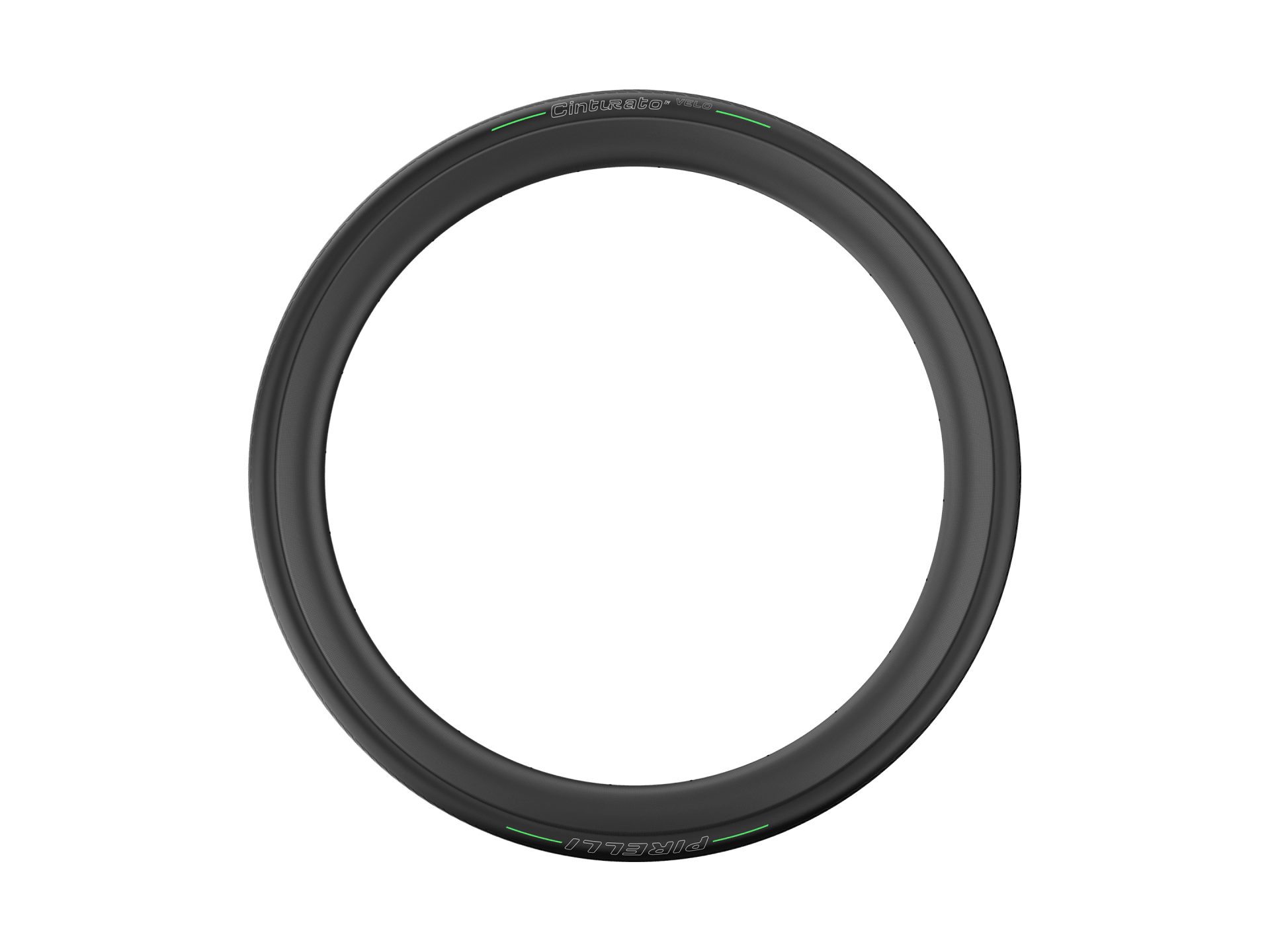 Pneu route Pirelli Cinturato Velo TLR, vue de face