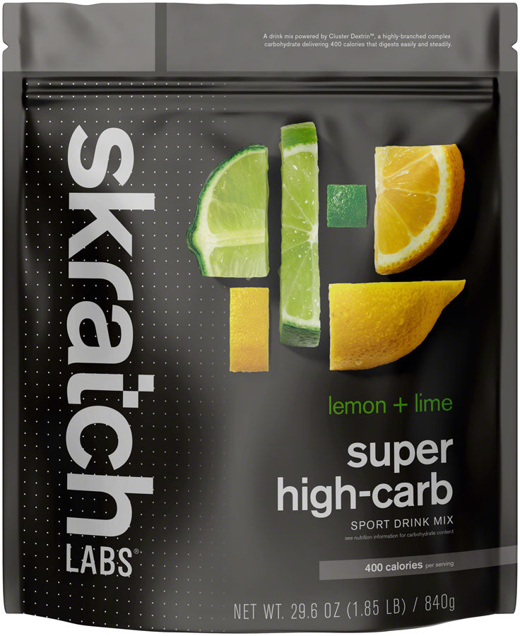 Préparation pour boisson sportive à très haute teneur en glucides Skratch Labs, vue de face