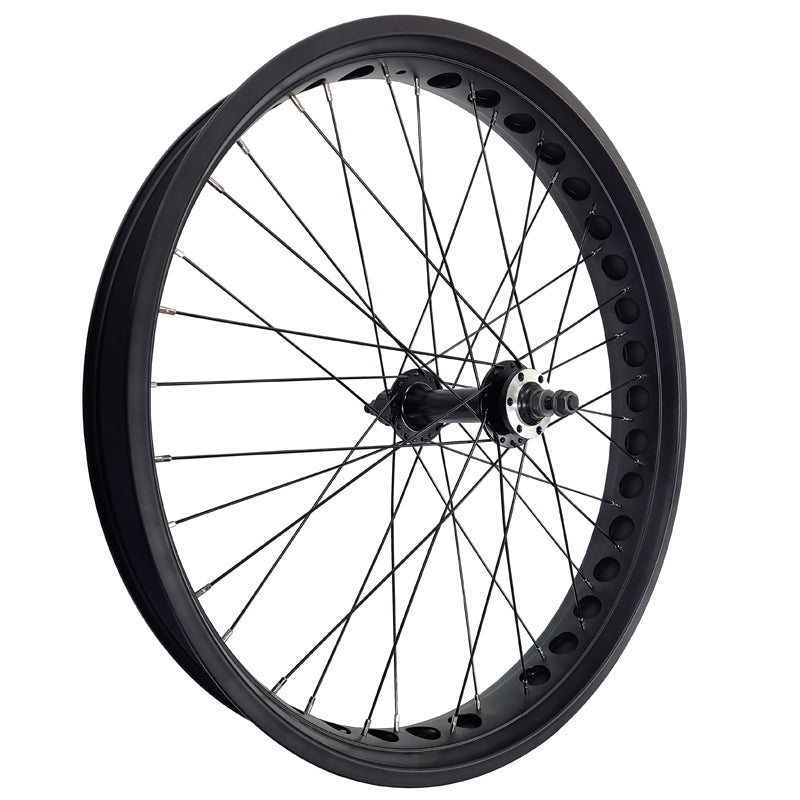Roue noir pour fat bike 26 pouces, produit