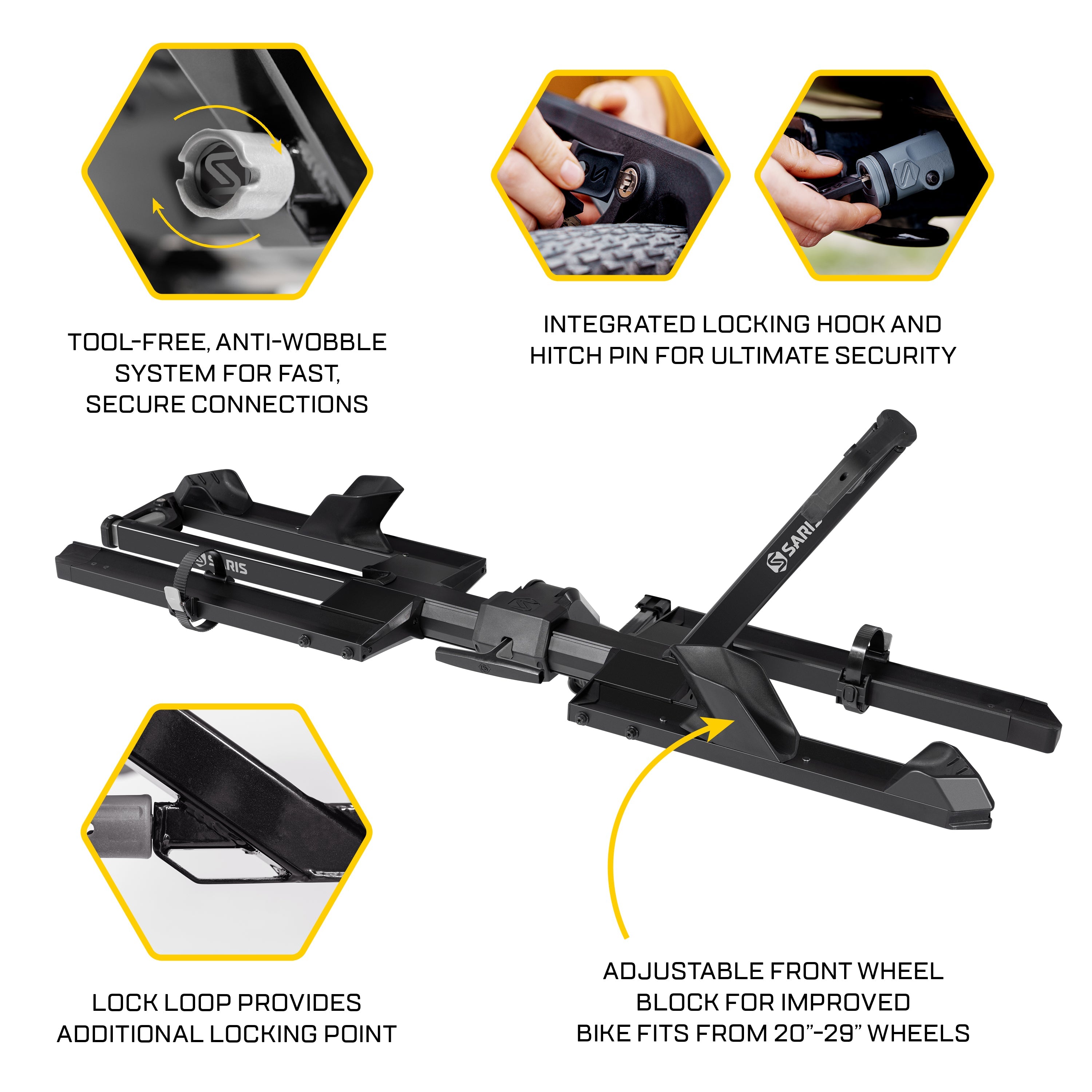Saris SuperClamp G4 pour 2 vélos, détail produit