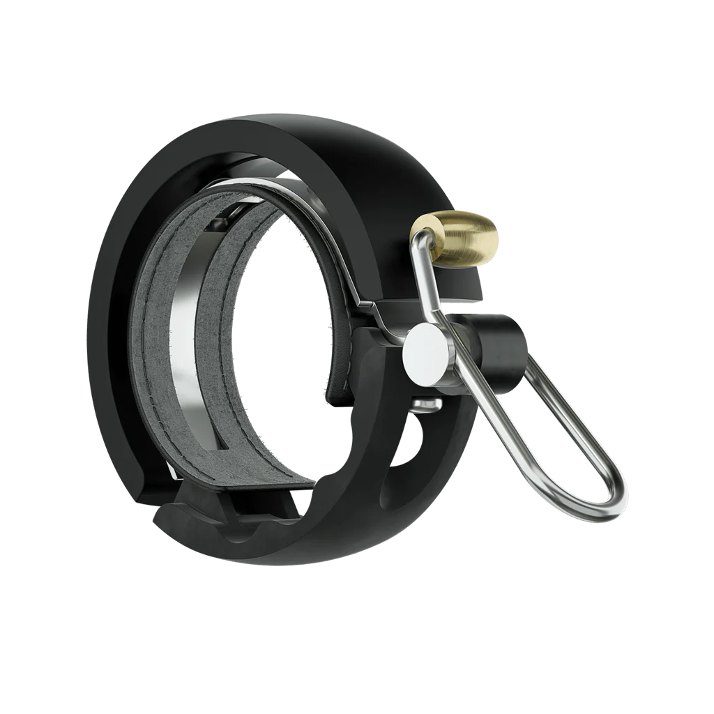 Sonnette Knog Oi Luxe, coloris Noir - 22.2
