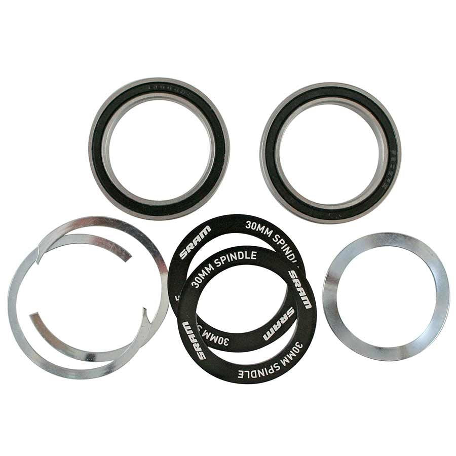 Roulements de pédalier SRAM BB3068/73mm, contenu