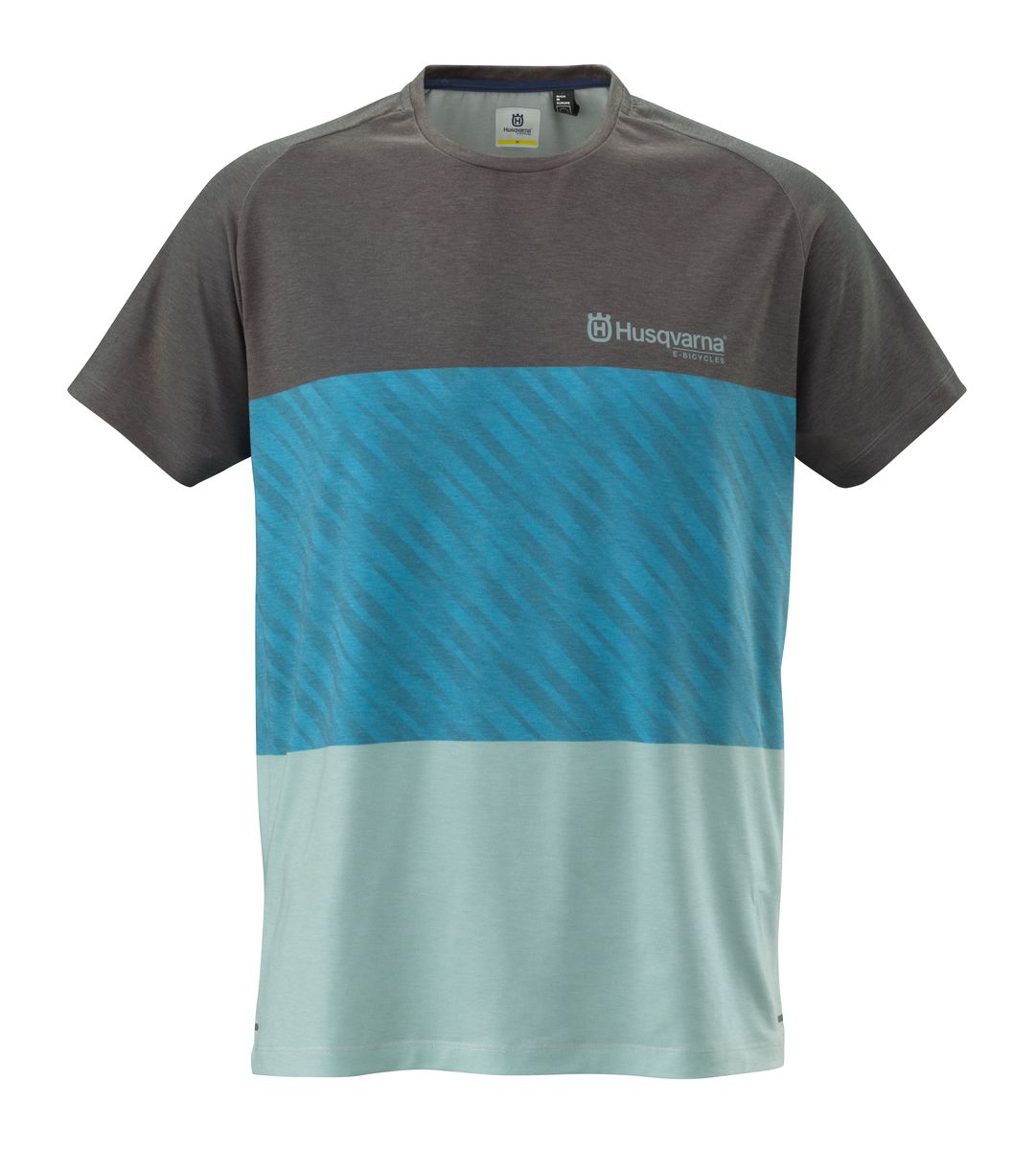 T-shirt fonctionnel Inventor, coloris Gris/beu/blanc