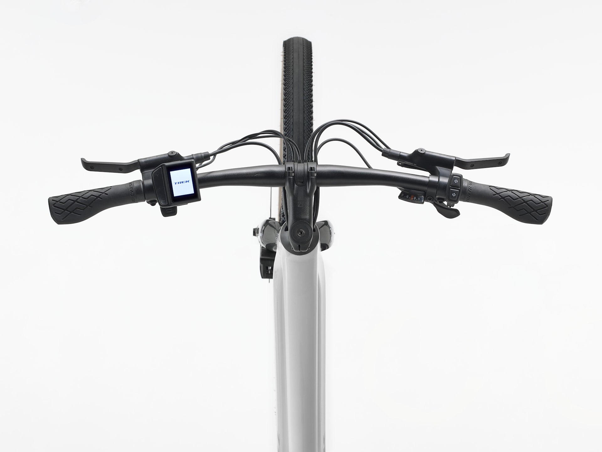 Trek FX + 1 Midstep, cockpit