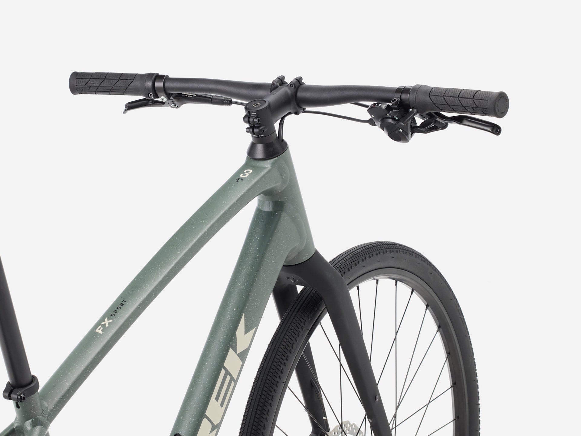 Trek FX Sport AL 3, guidon et potence
