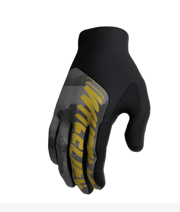 Troy Lee Design gants Flowline, coloris Peace-up dark cloud