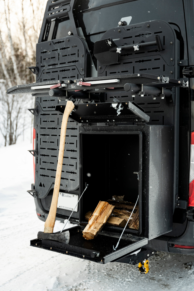 VAN D'ICI Supports de portes arrière - Sprinter VS30 2019+, accessoire