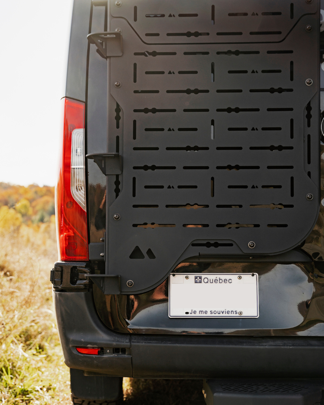 VAN D'ICI Supports de portes arrière - Sprinter VS30 2019+, vue de profil