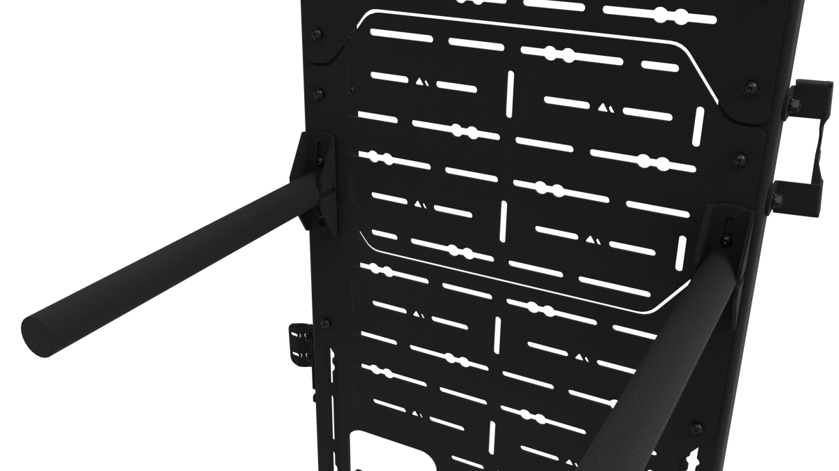 VAN D'ICI Tubes horizontaux pour support de porte arrière, vue de profil