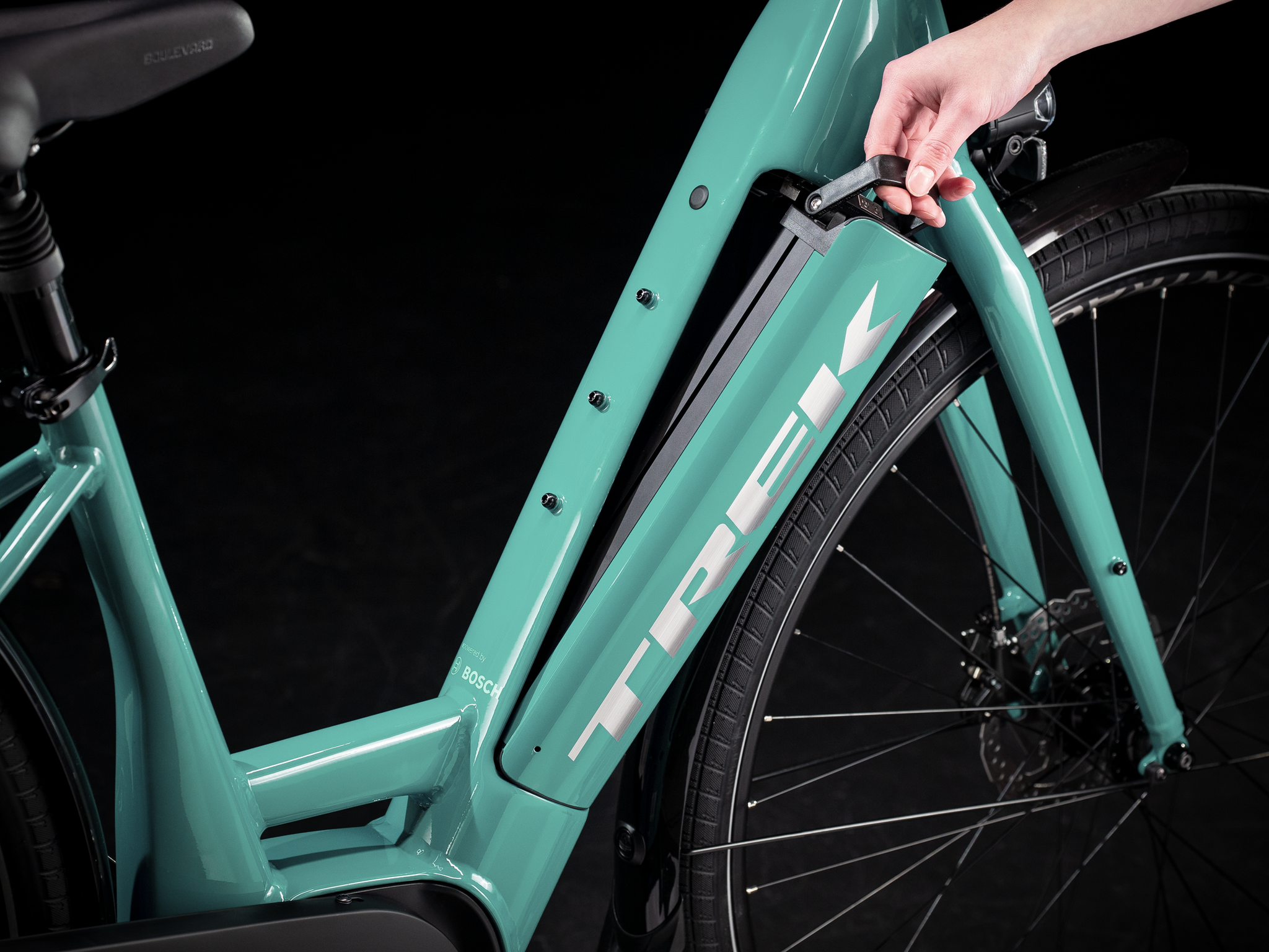 Trek Verve+ 3 Lowstep 2023, batterie