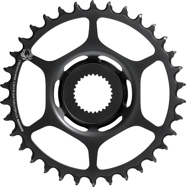 X-SYNC2 EAGLE (STEEL) BOSCH GEN4 CHAINRING - BLACK, pédalier